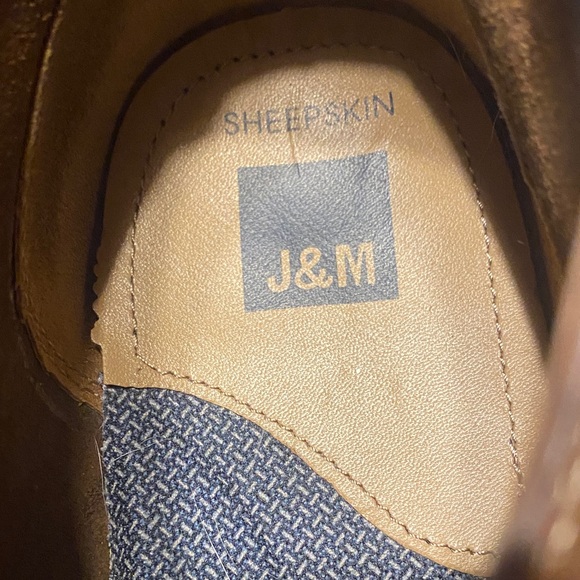 Johnston & Murphy Brown Sheepskin Leather Chukka Boots main image 7